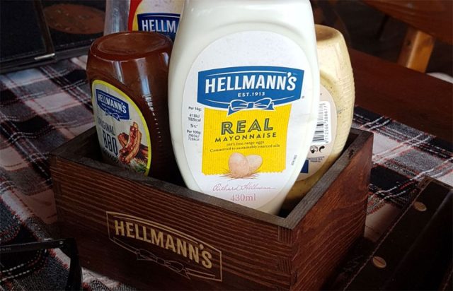 Real huh? Doubt it. Hellmann's Mayonnaise... Fake, obviously