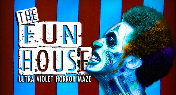 Fun House maze at Hop Farm's Freak Week Halloween experience