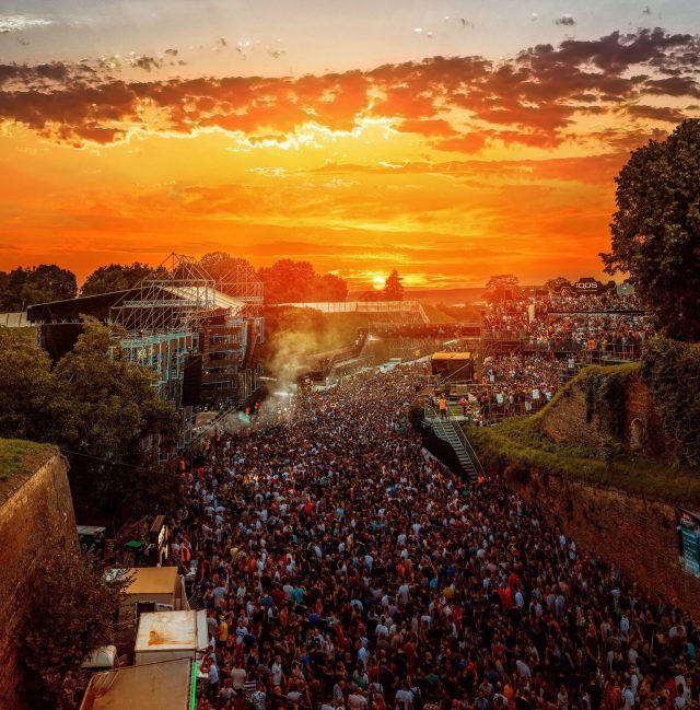 EXIT festival is hosted on a former minefield within the Petrovaradin Fortress.